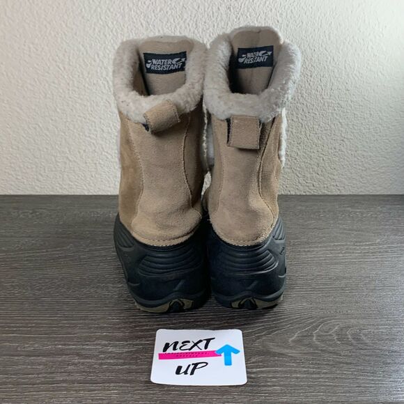 Unisex Little Kids sz 3-Columbia Zip Up Waterproof Insulated Winter Snow Boots - Picture 4 of 10